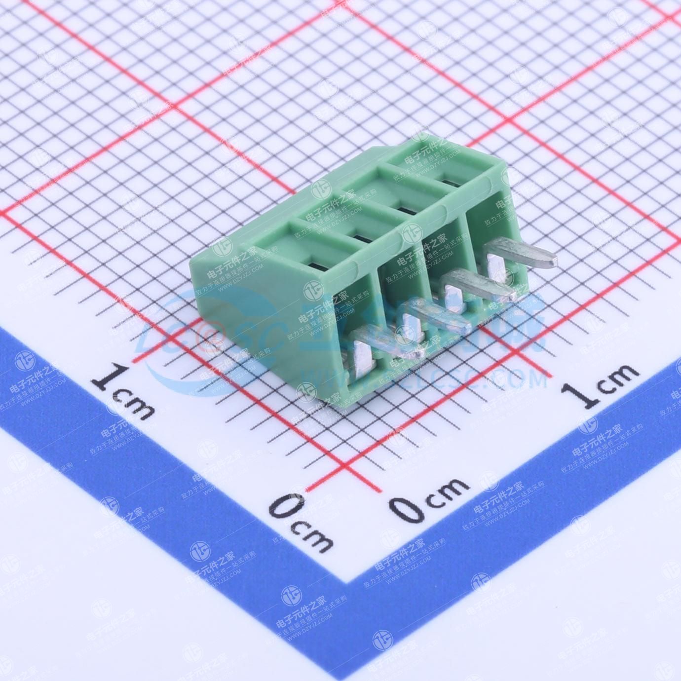 1x4P 2.54mm 直插 排数:1 每排P数:4