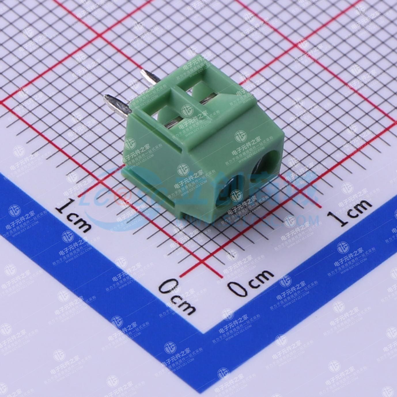 1x2P 3.5mm 直插 排数:1 每排P数:2