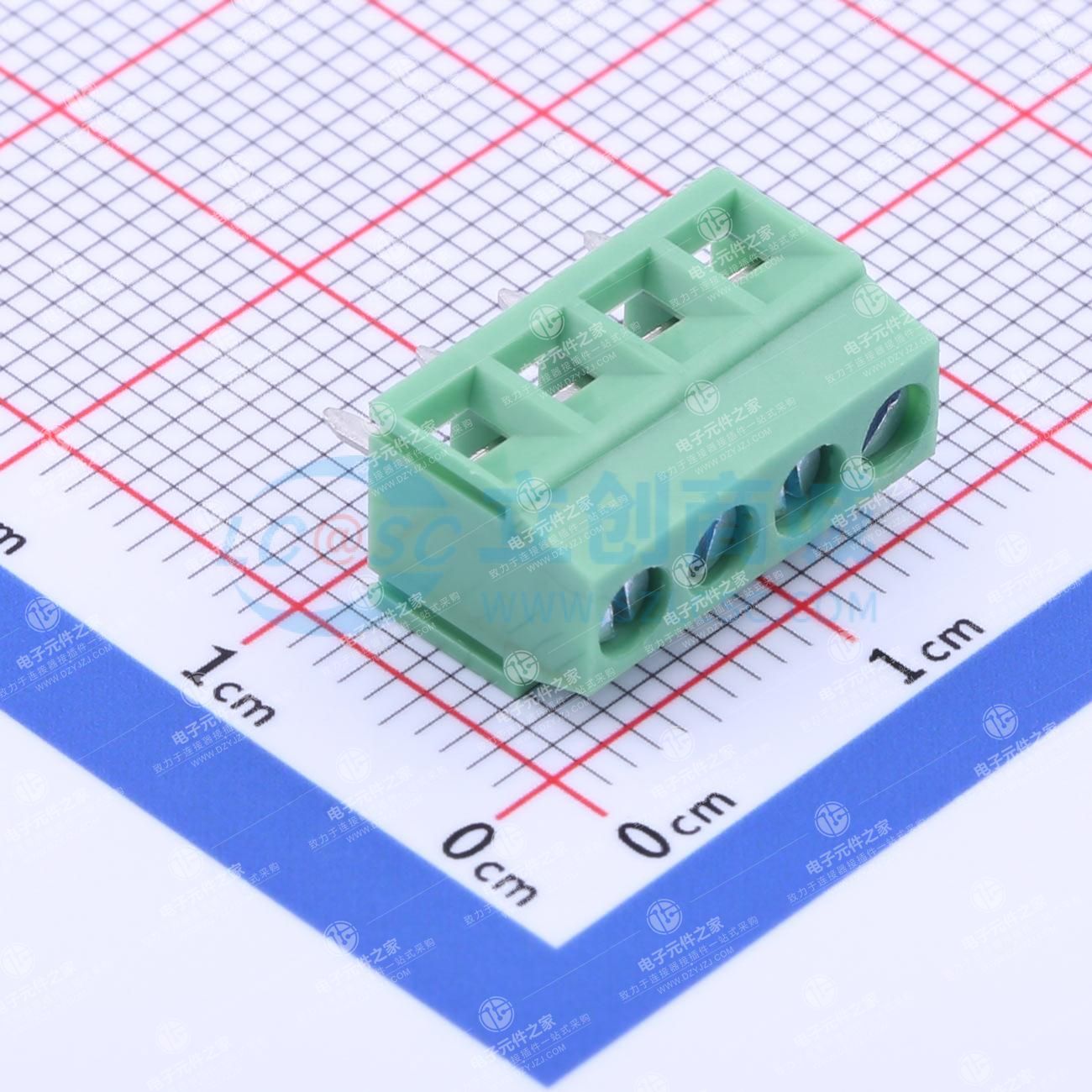1x4P 3.5mm 直插 排数:1 每排P数:4