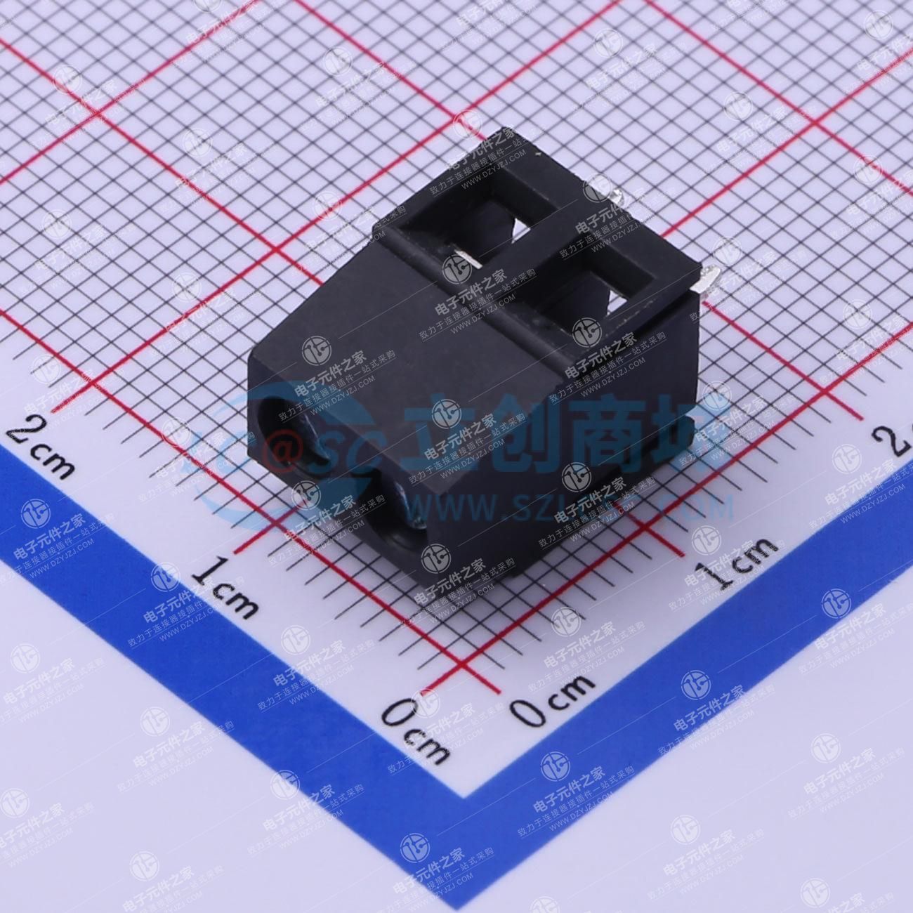 1x2P 5.08mm 直插 排数:1 每排P数:2