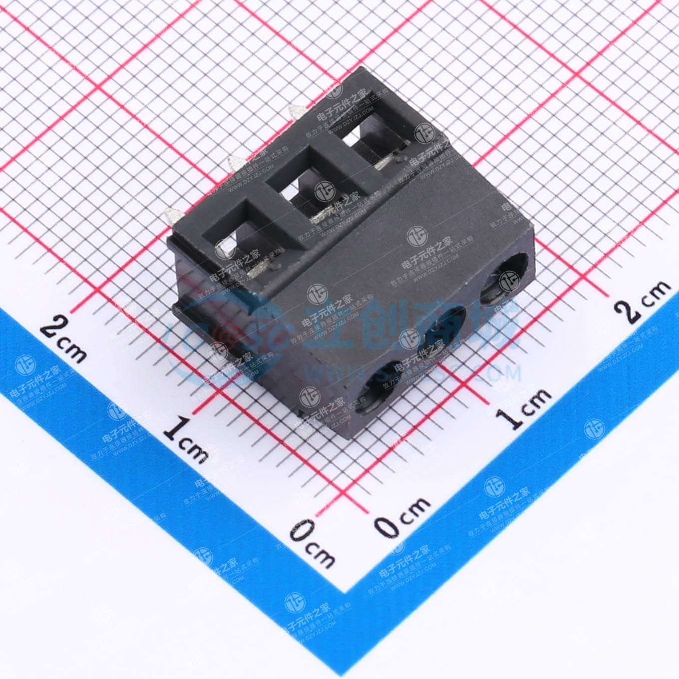 1x3P 5.08mm 直插 排数:1 每排P数:3