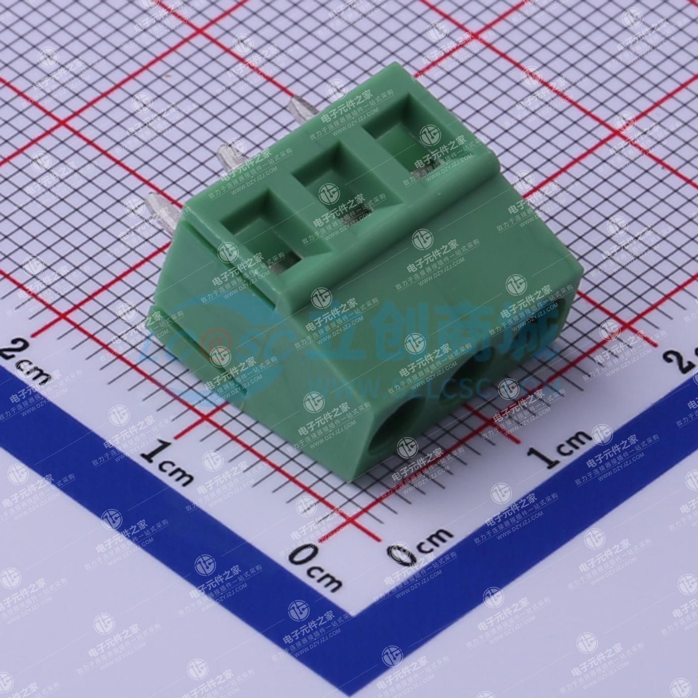 1x3P 5mm 直插 排数:1 每排P数:3