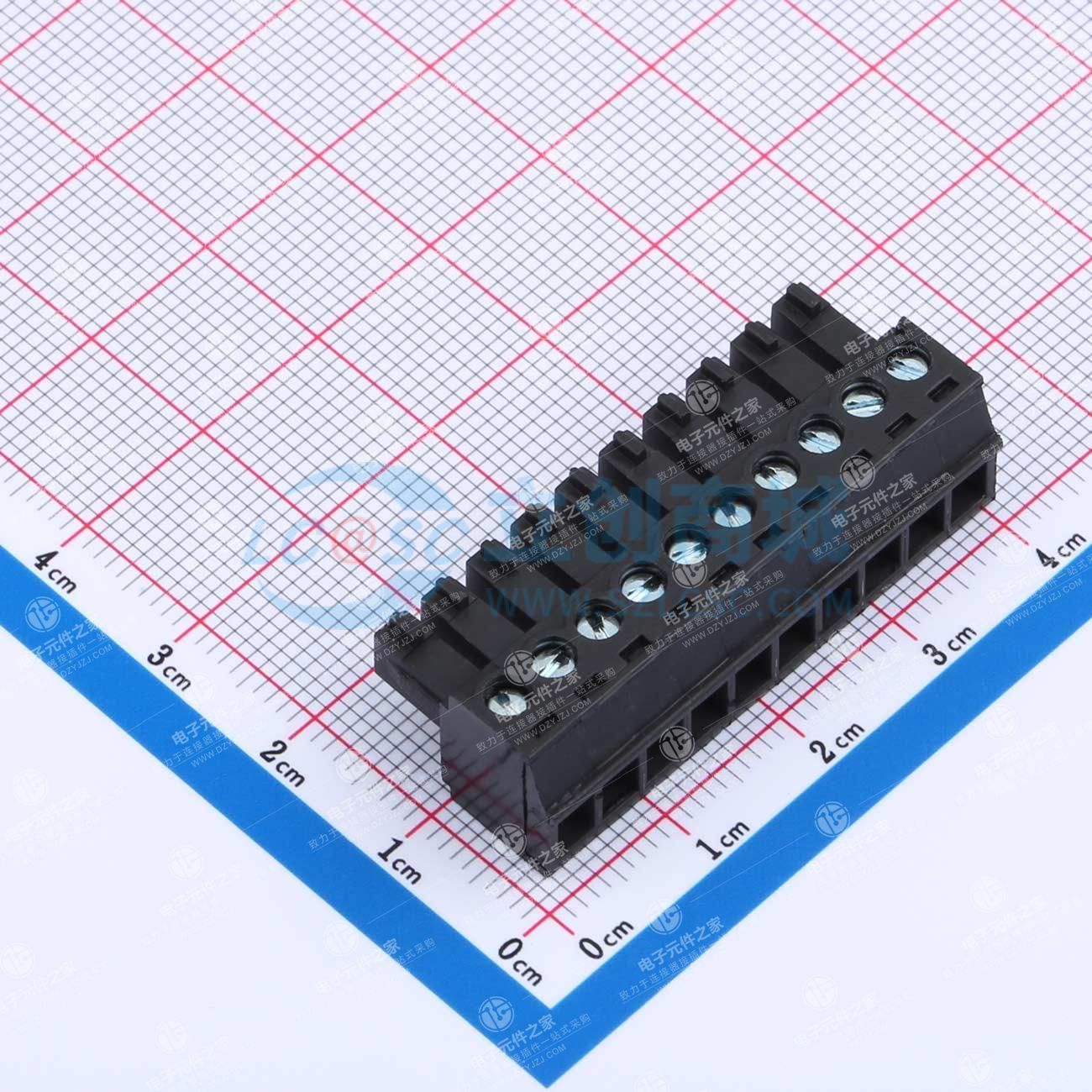 无固定装置 1x10P 3.81mm 排数:1 每排P数:10