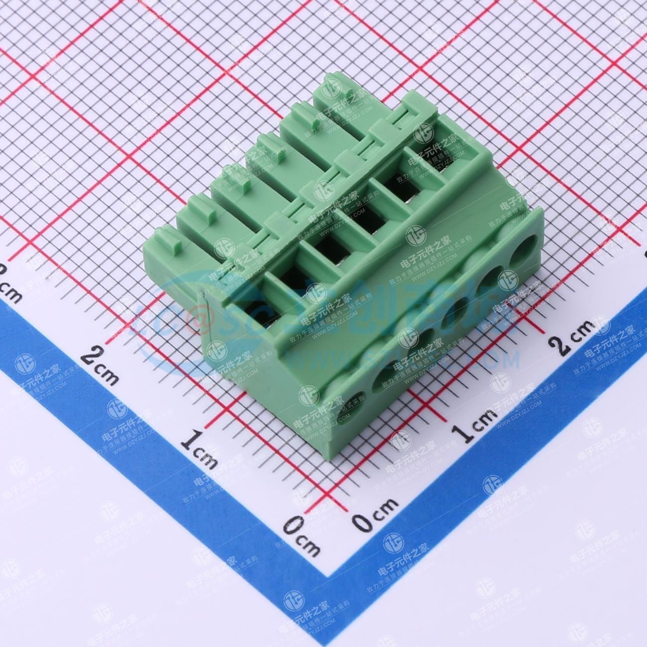 无固定装置 1x6P 3.5mm 排数:1 每排P数:6