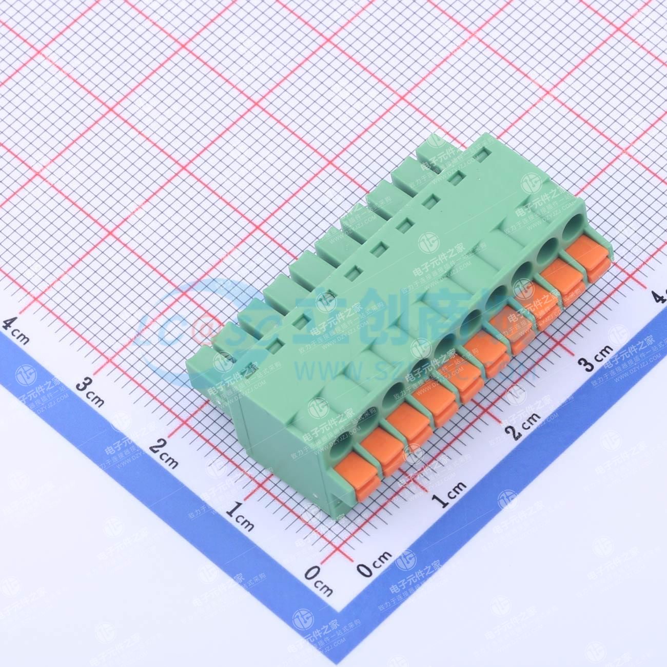 1x10P 3.5mm 排数:1 每排P数:10