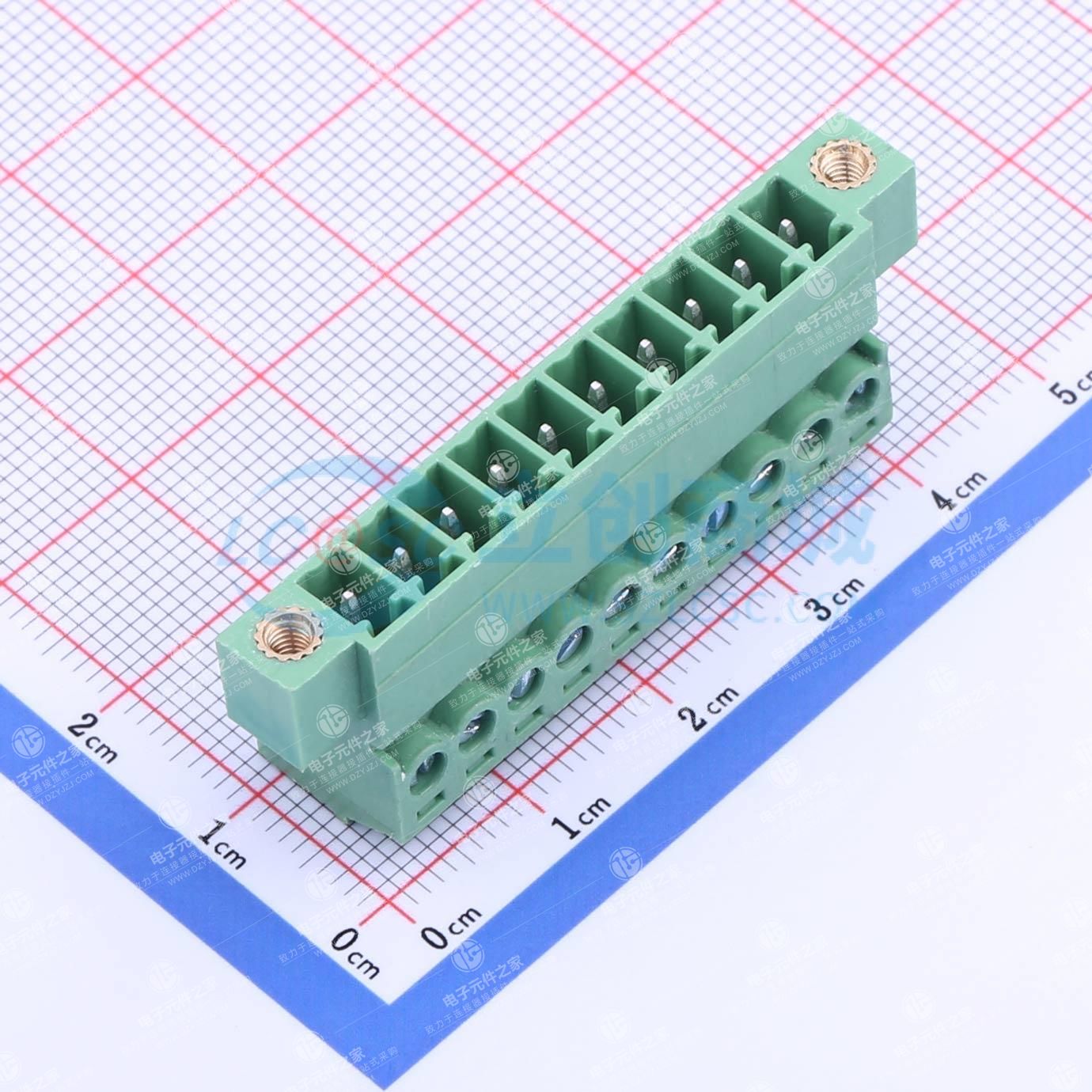 螺丝固定 1x10P 3.81mm 排数:1 每排P数:10