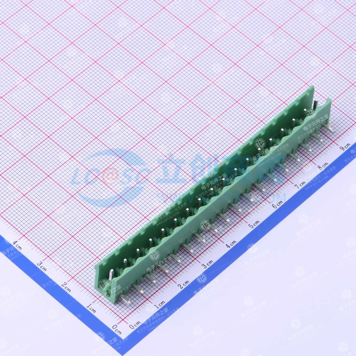 无固定装置 1x18P 5.08mm 排数:1 每排P数:18