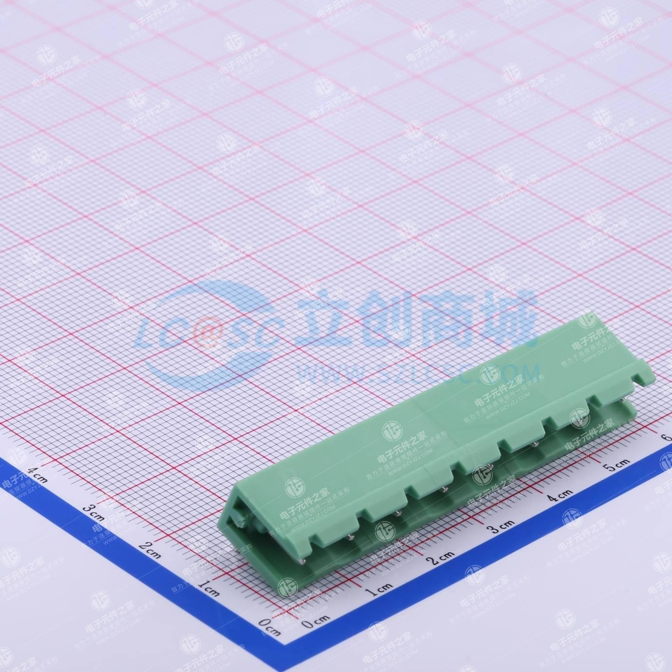无固定装置 1x8P 7.62mm 排数:1 每排P数:8
