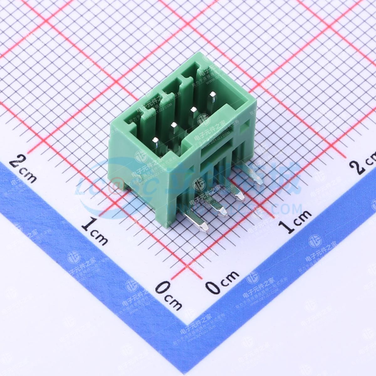 无固定装置 1x4P 2.54mm 排数:1 每排P数:4