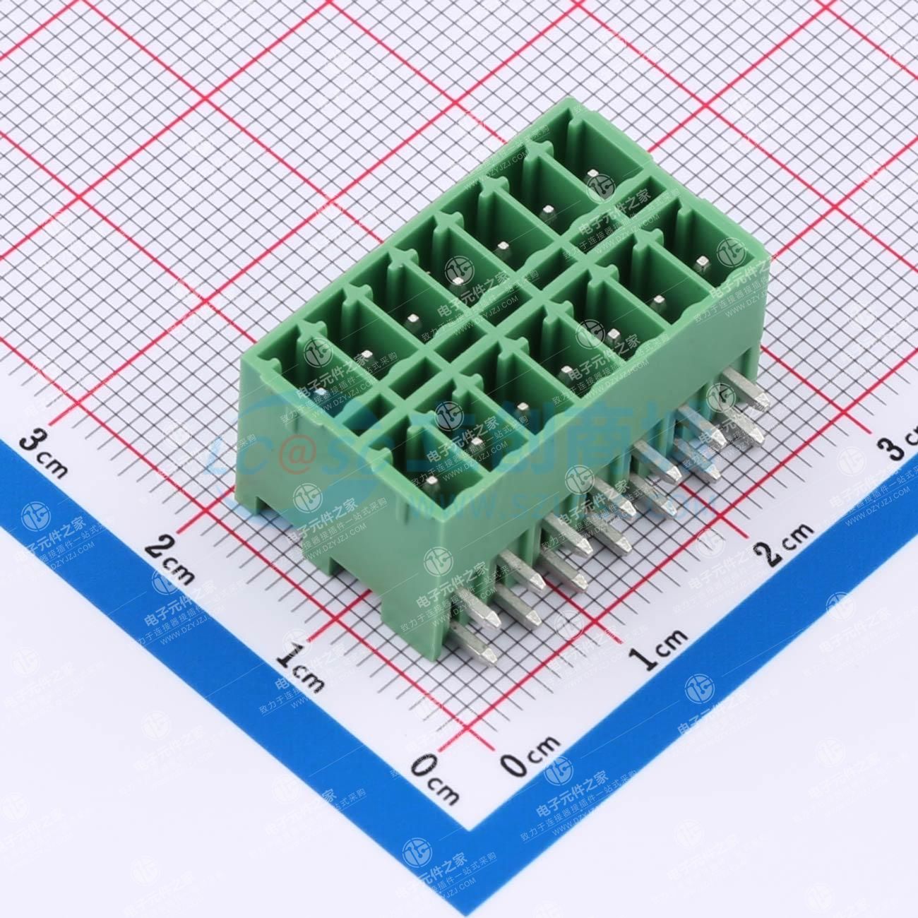 无固定装置 2x7P 3.5mm 排数:2 每排P数:7