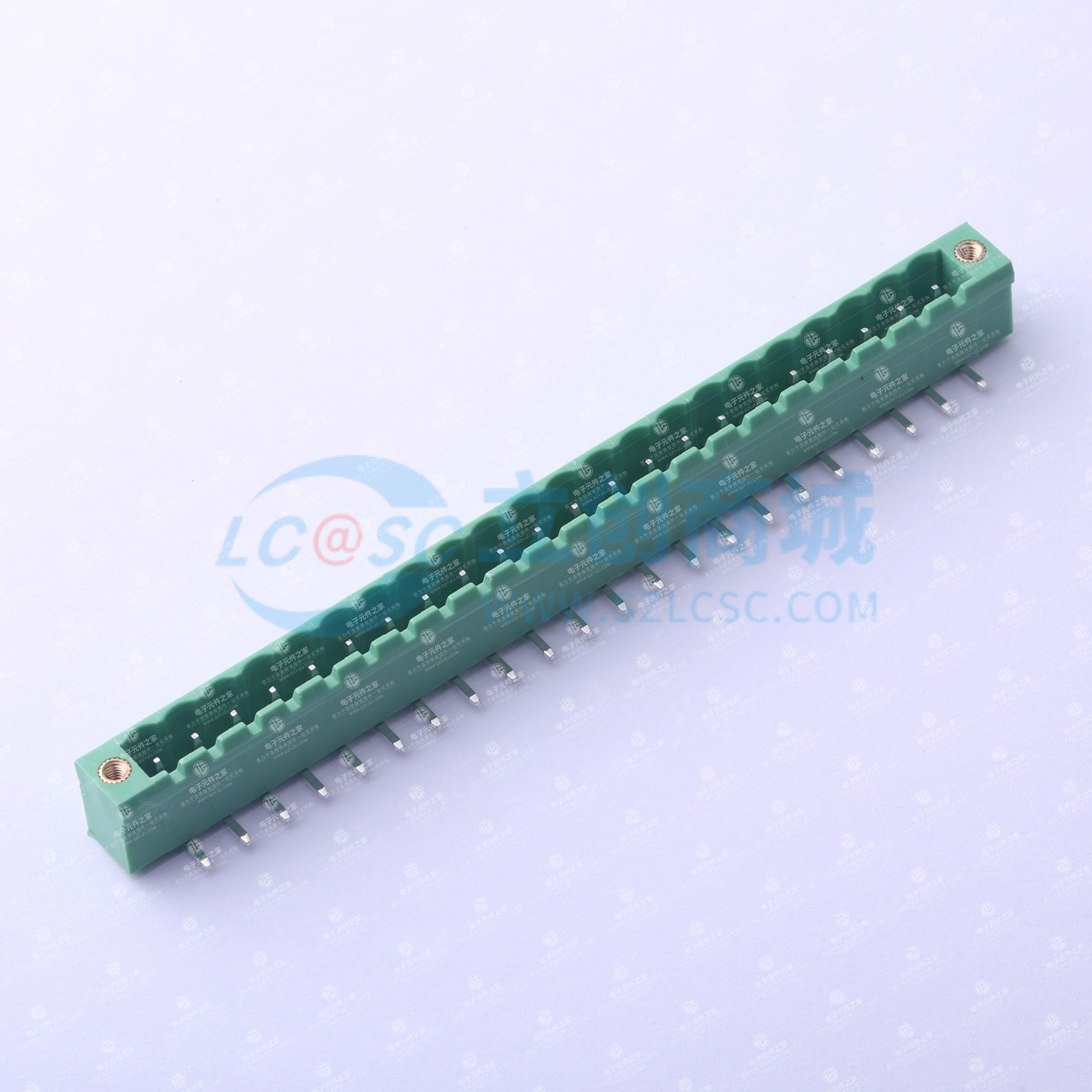 螺丝固定 1x22P 5.08mm 排数:1 每排P数:22