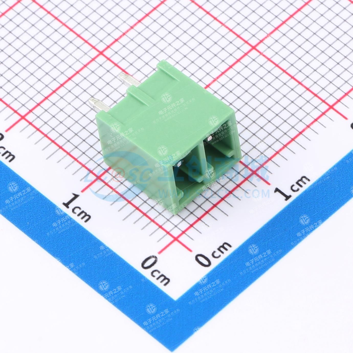 无固定装置 1x2P 3.81mm 排数:1 每排P数:2