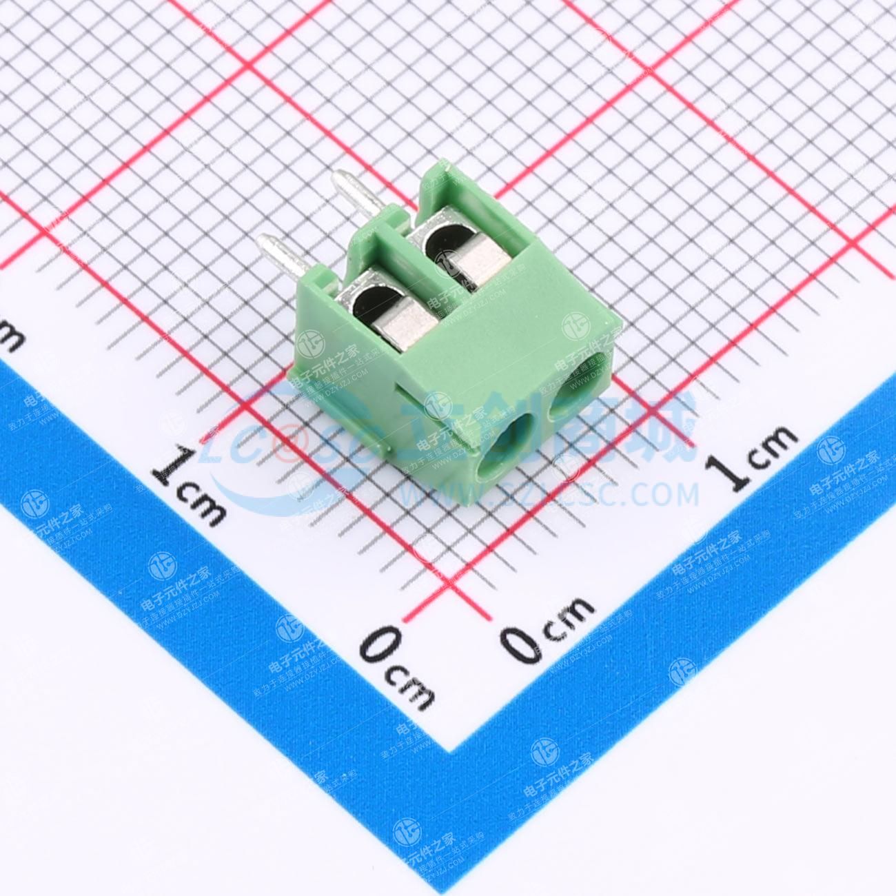1x2P 3.5mm 直插 排数:1 每排P数:2