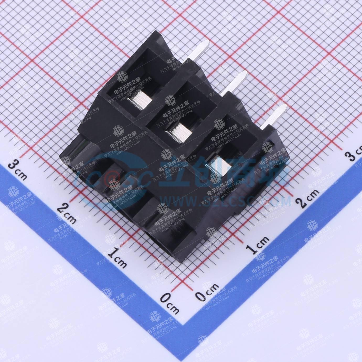 1x3P 7.62mm 直插 排数:1 每排P数:3