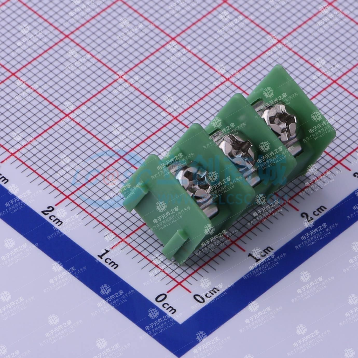 7.62mm 1x3P 直插 边脚 排数:1 每排P数:3