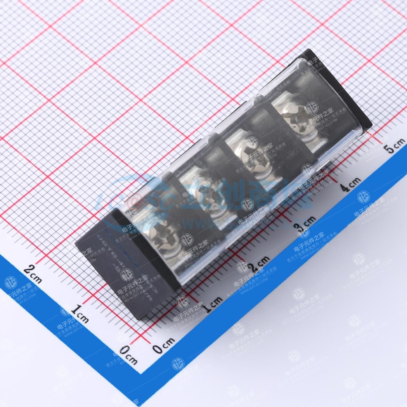 9.5mm 1x4P 直插 边脚 排数:1 每排P数:4