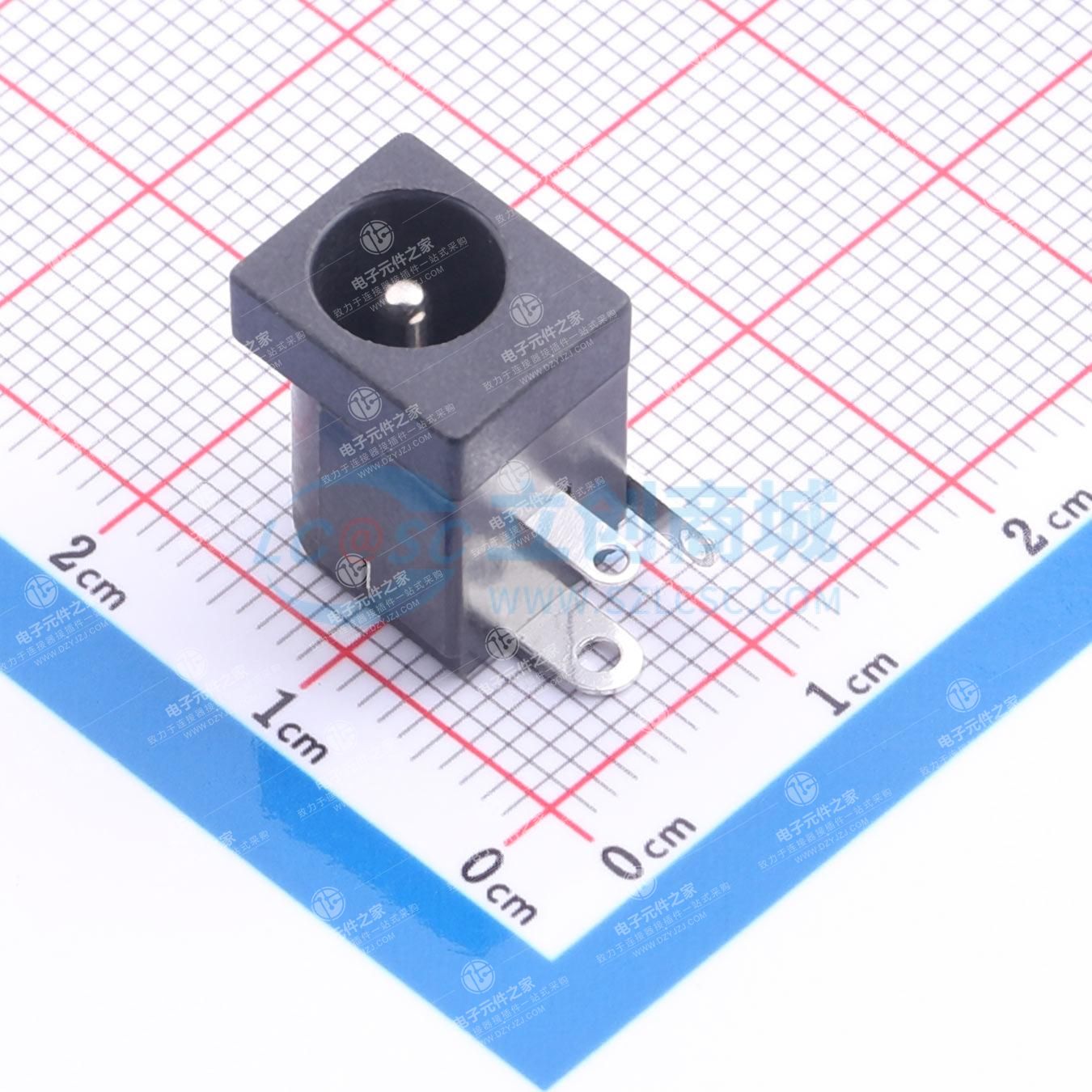 DC电源插座 内径:2mm 外径:6.5mm