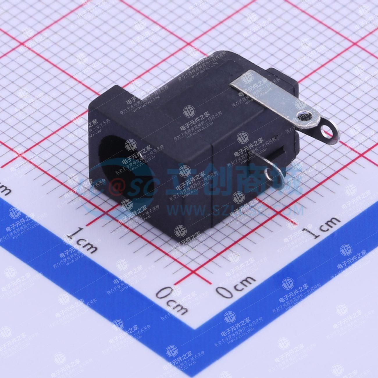 DC电源插座 内径:2mm 外径:6.2mm