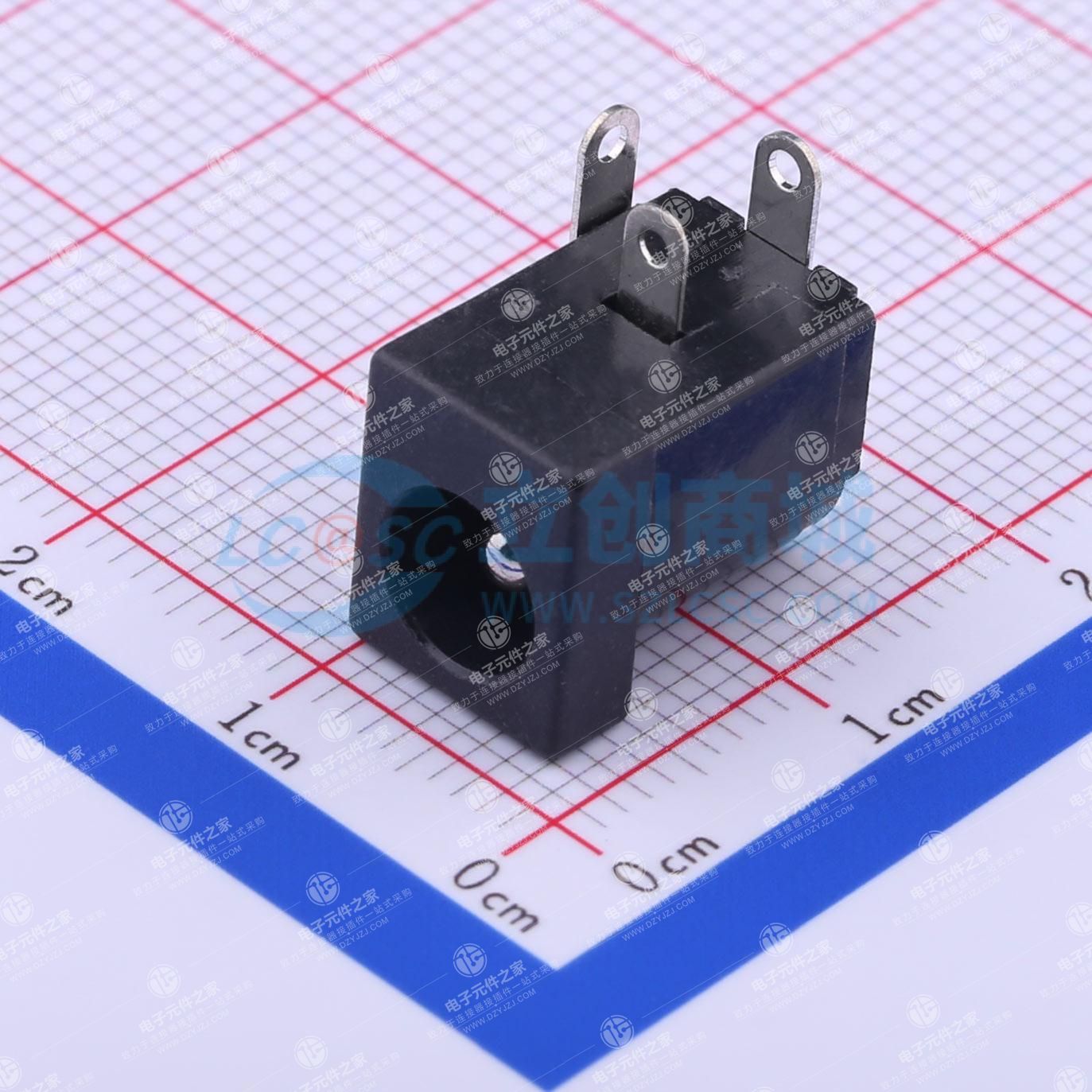 DC电源插座 内径:2mm 外径:6.2mm