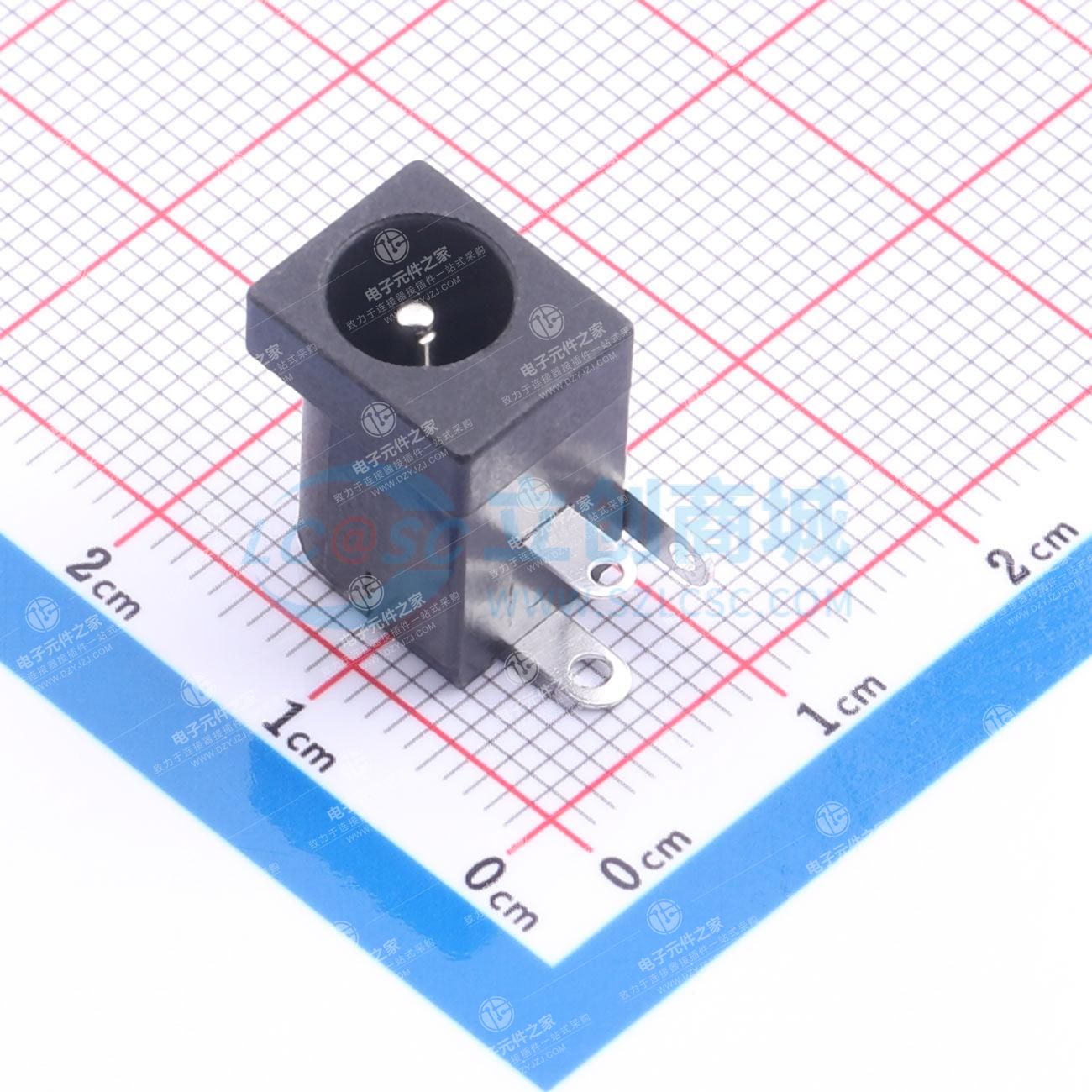 DC电源插座 内径:2mm 外径:6.4mm