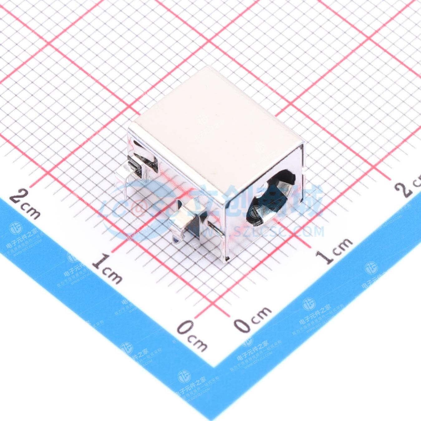 DC电源插座 内径:2mm 外径:6mm