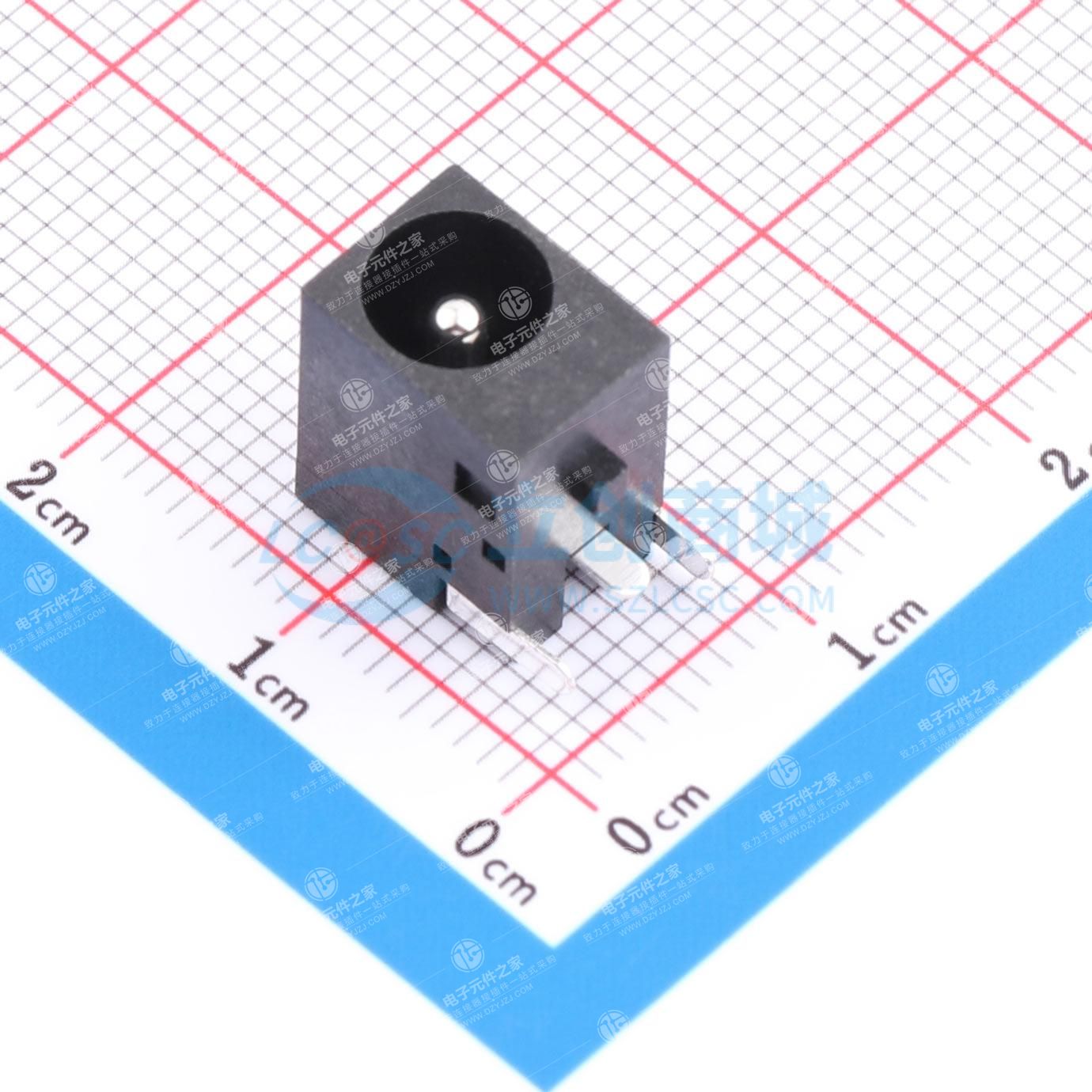 DC电源插座 内径:2mm 外径:6mm