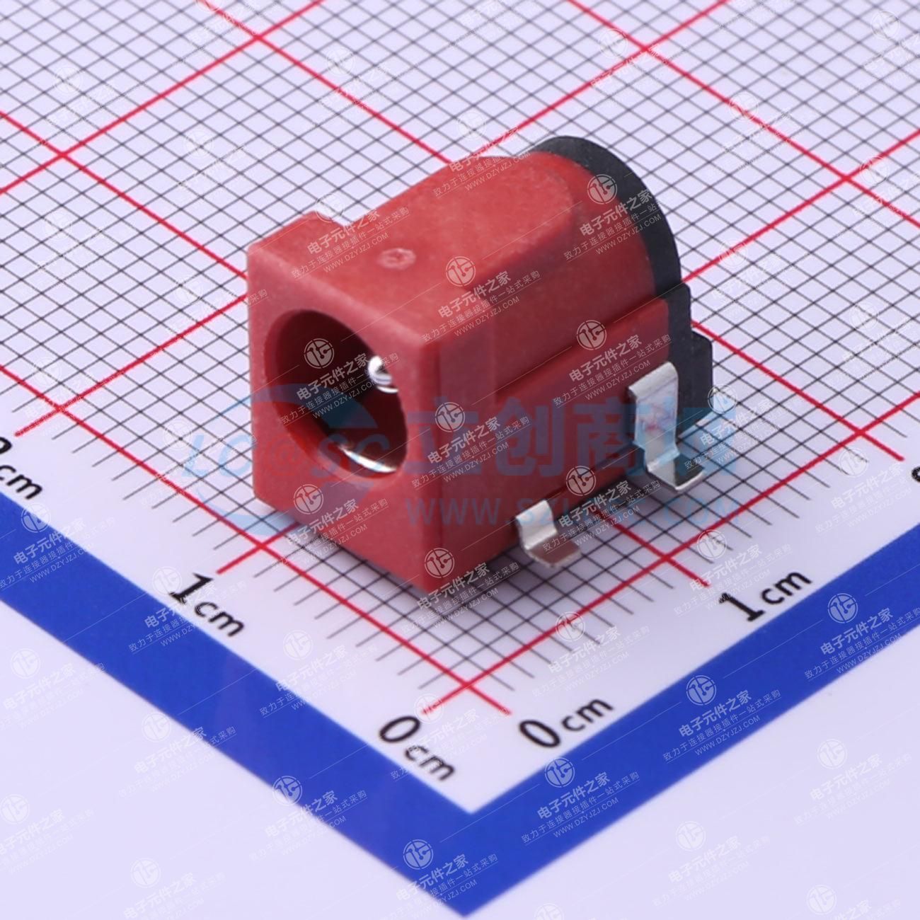 DC电源插座 内径:2mm 外径:6.4mm 停产