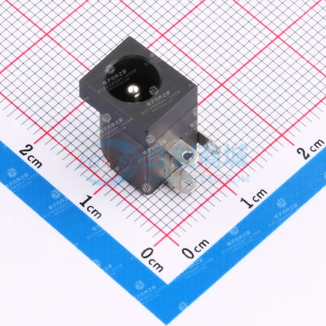 DC电源插座 内径:2.1mm 外径:6.3mm