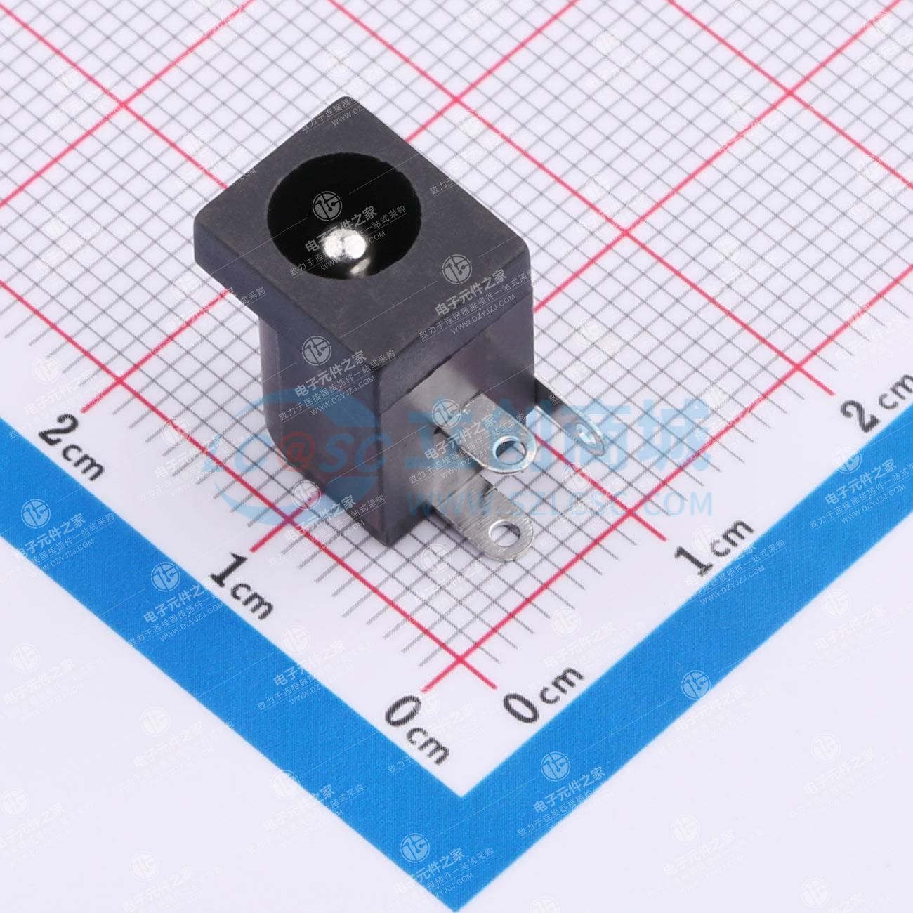 DC电源插座 内径:2.5mm 外径:6.3mm