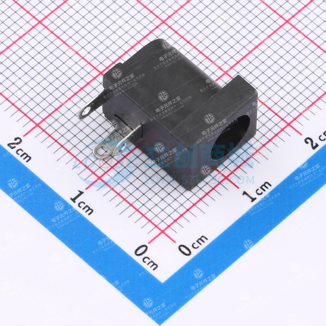 DC电源插座 内径:2mm 外径:6.3mm