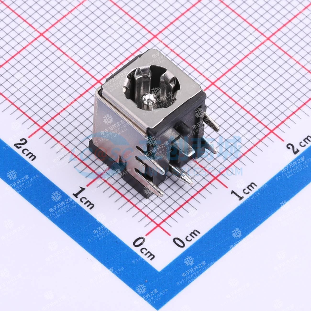 DC电源插座 内径:2mm 外径:6.8mm