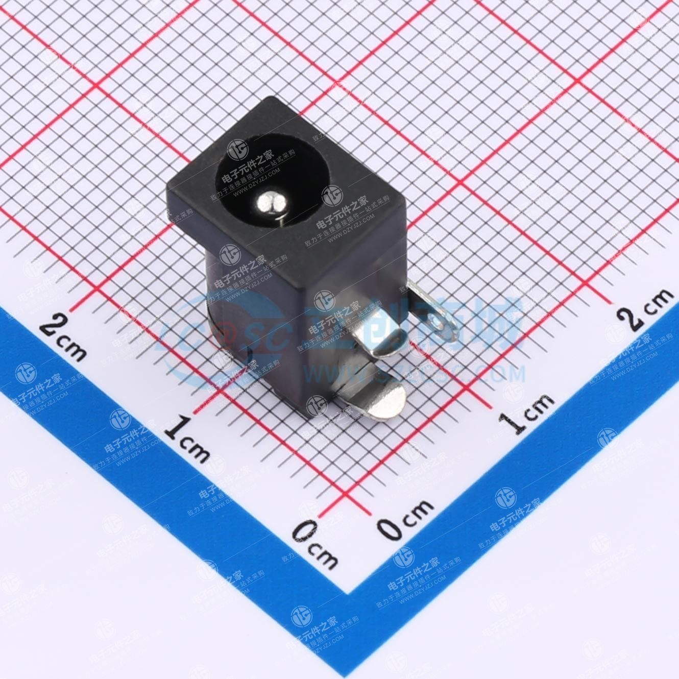 DC电源插座 内径:2.55mm 外径:5.5mm