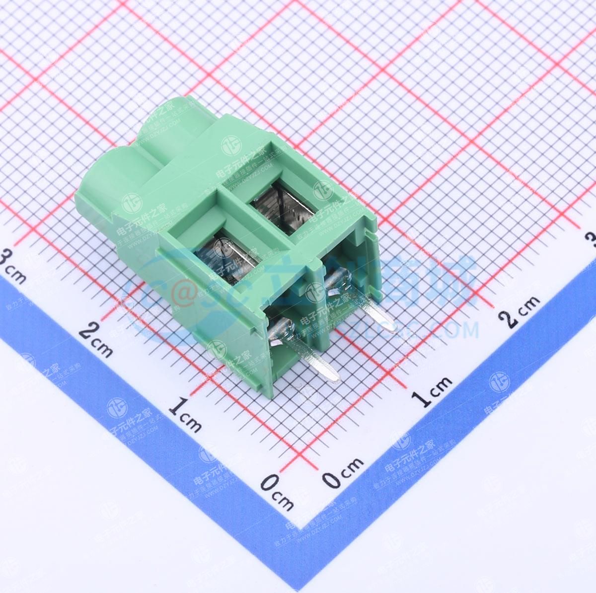 1x2P 6.35mm 直插 排数:1 每排P数:2