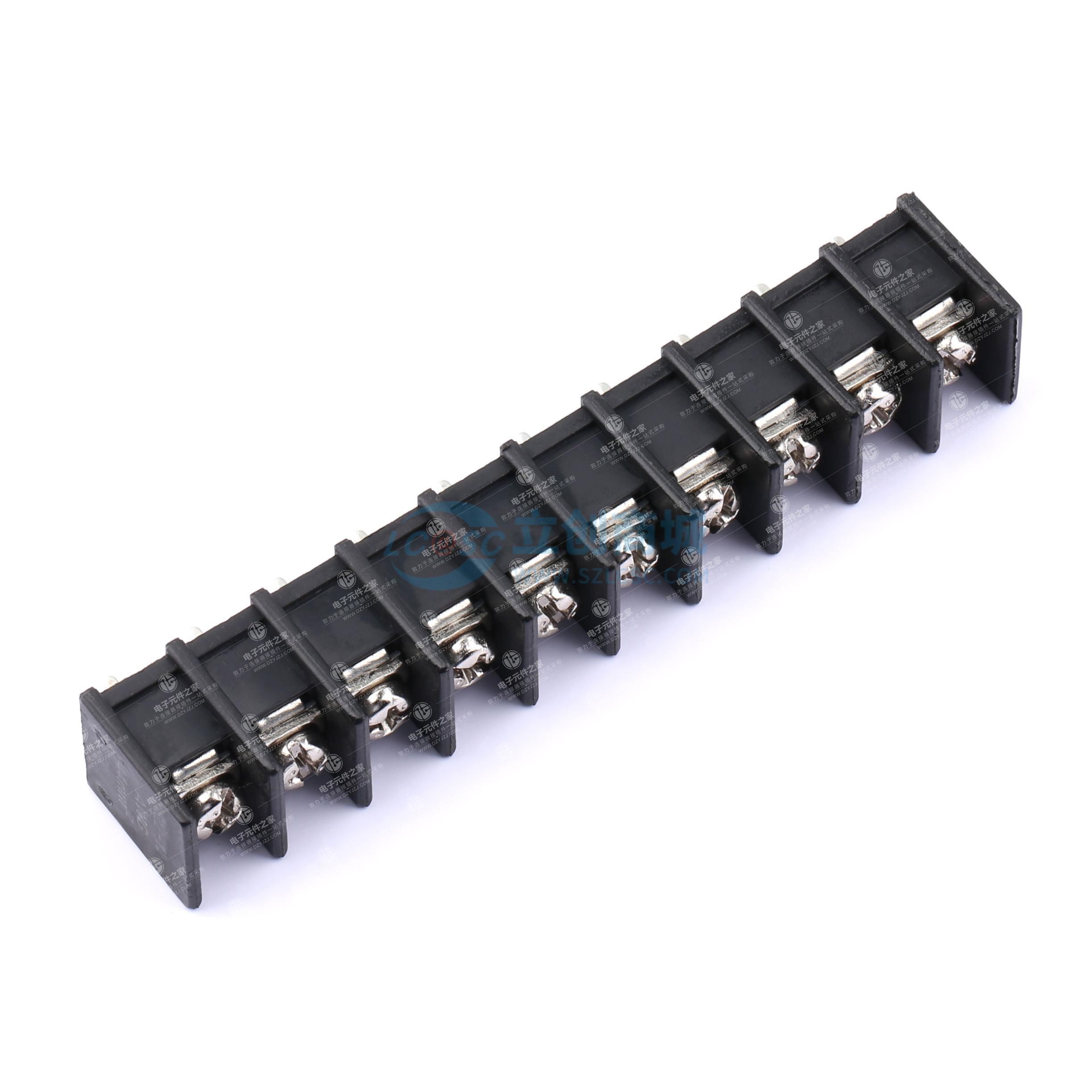 9.5mm 1x10P 直插 中脚 排数:1 每排P数:10