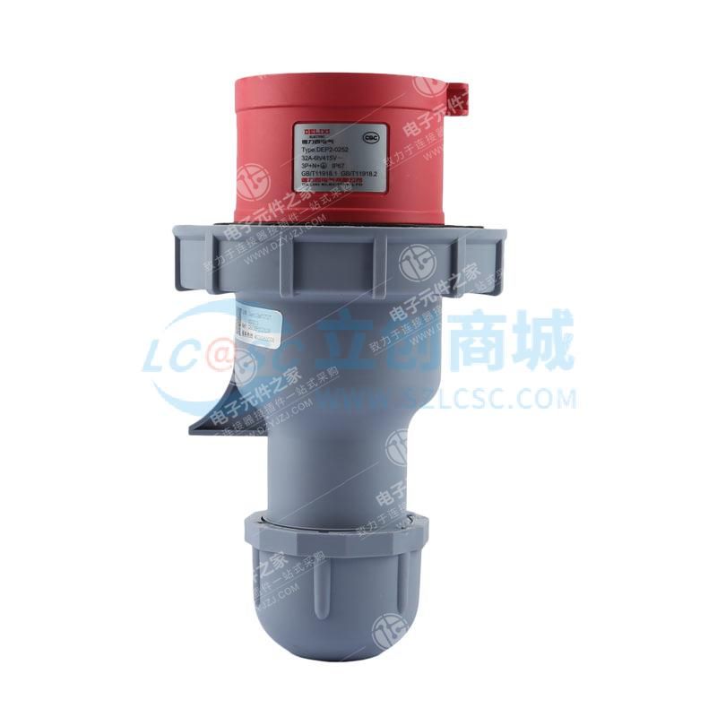 DELIXI(德力西)DEP2系列IP67工业插头DEP2-0252 IP67 32A 5芯 415V DHADEP20252R