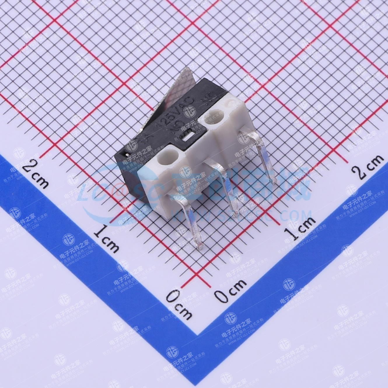 12.7*5.7*6.6mm 插件微动开关