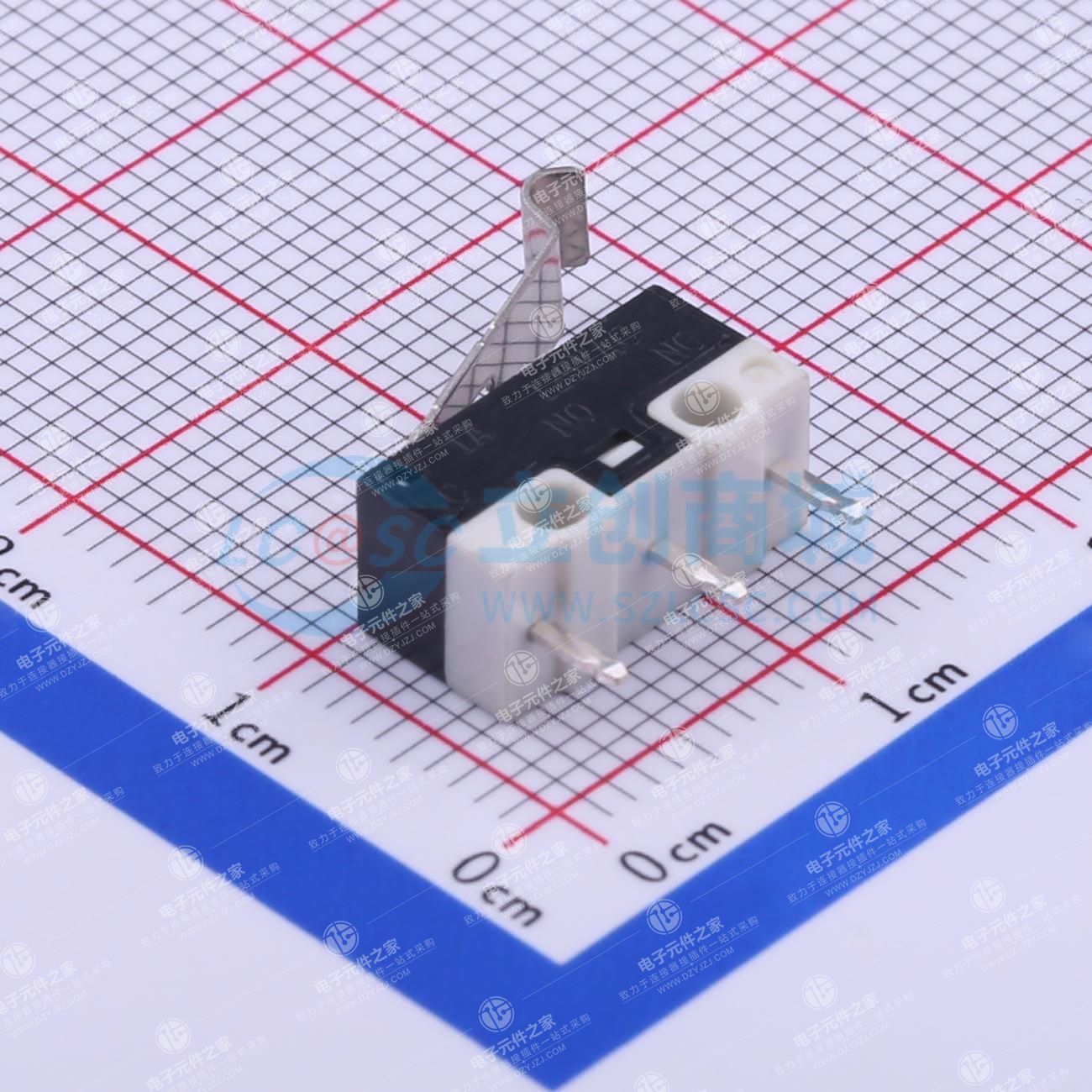12.7*5.7*6.6mm 插件微动开关