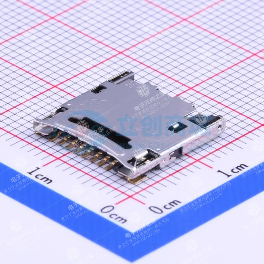 翻盖式 MicroSD卡(TF卡) 卡座