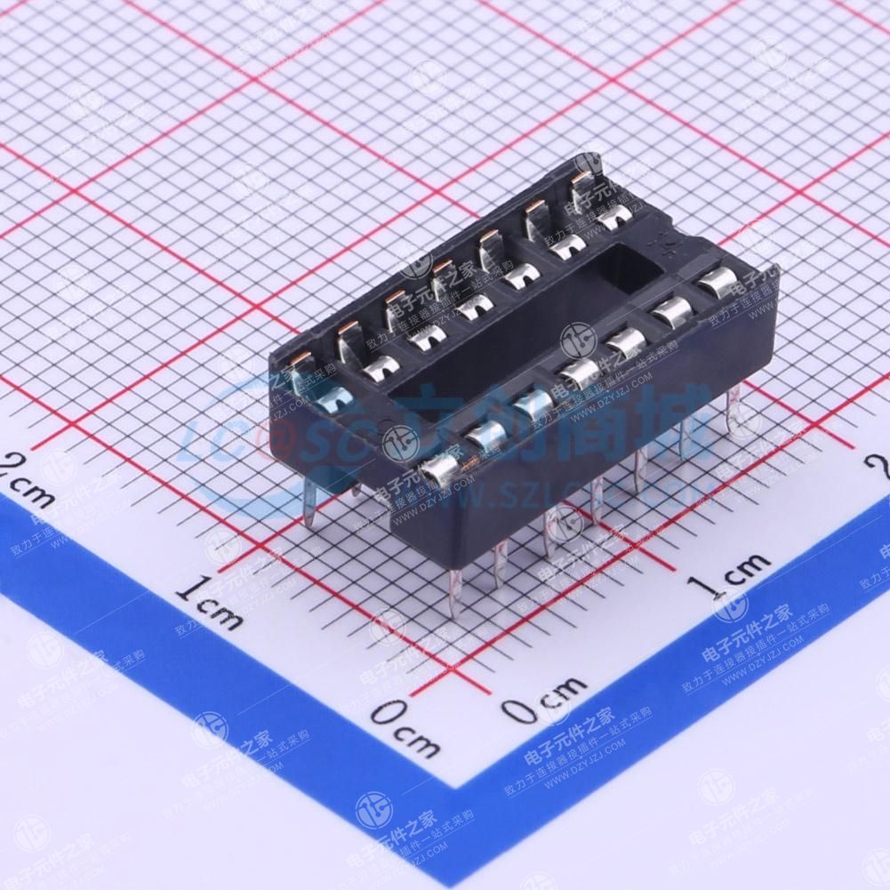 间距2.54mm 方孔 P数:14P