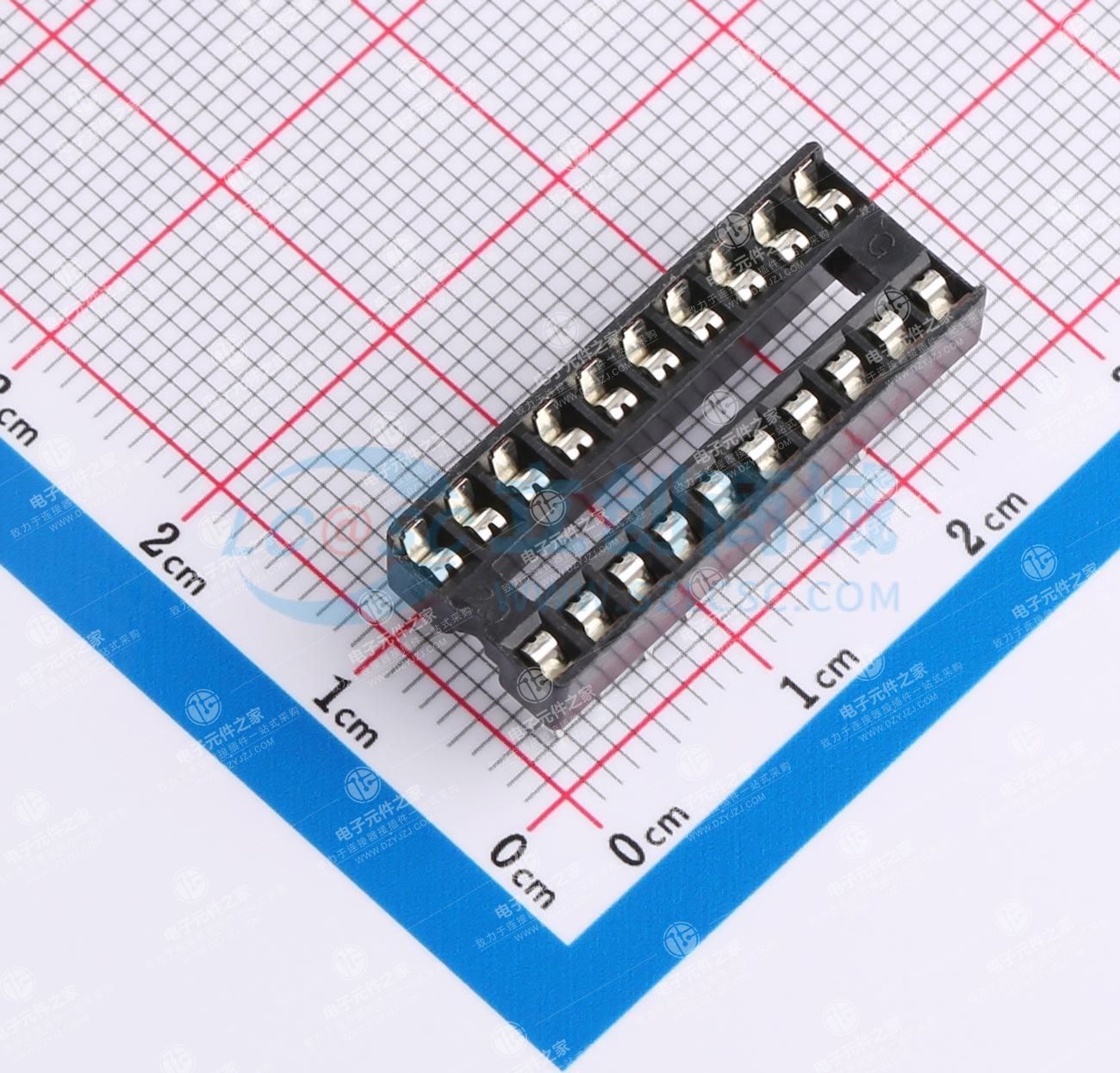 间距2.54mm 方孔 P数:20P