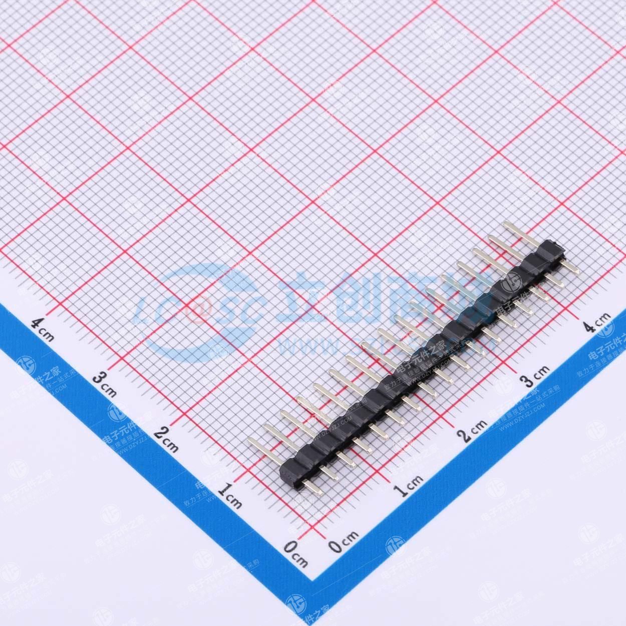 1x17P 间距:2.54mm 方针 直插