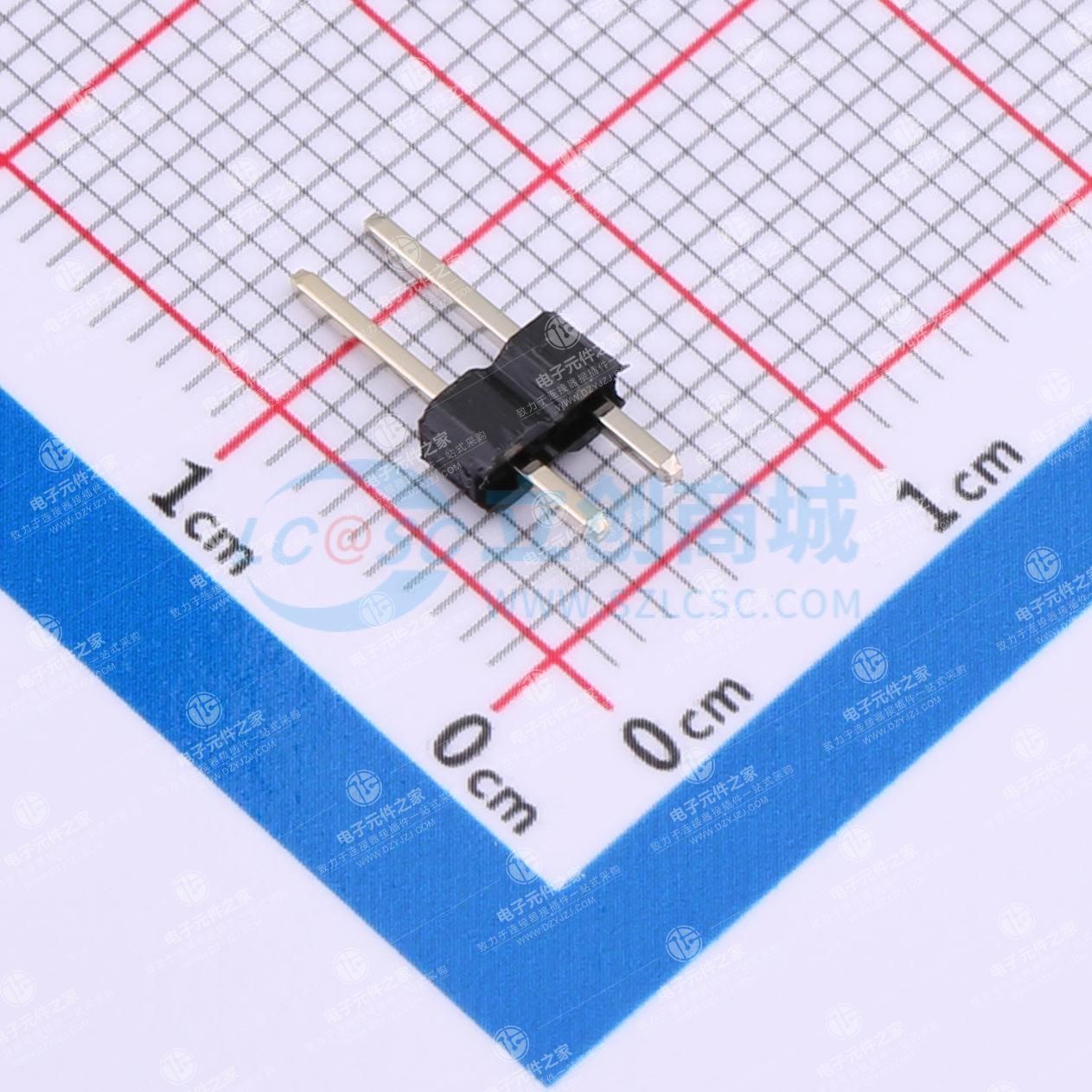 1x2P 间距:2.54mm 方针 直插