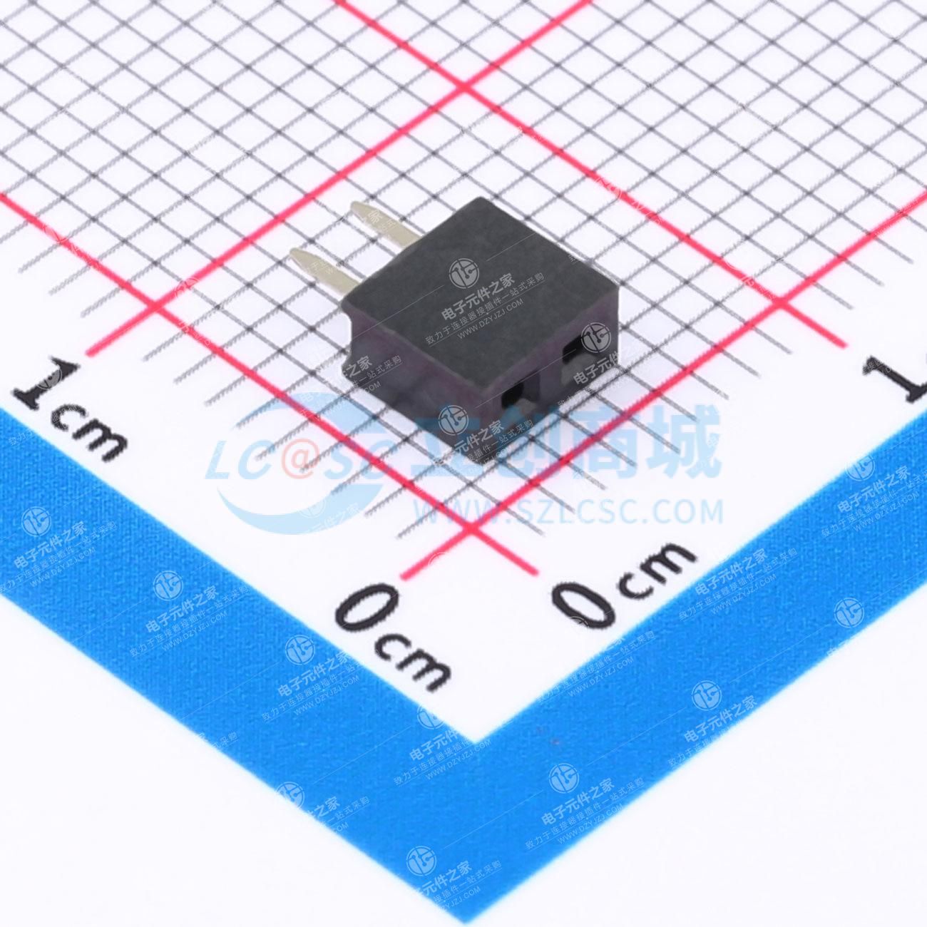 1x2P 间距:2mm 直插