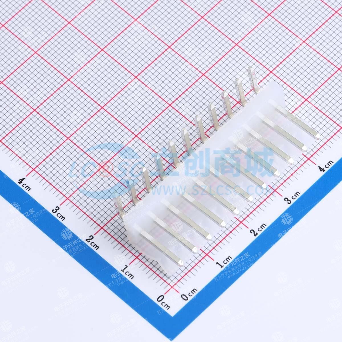 间距:3.96mm 弯插
