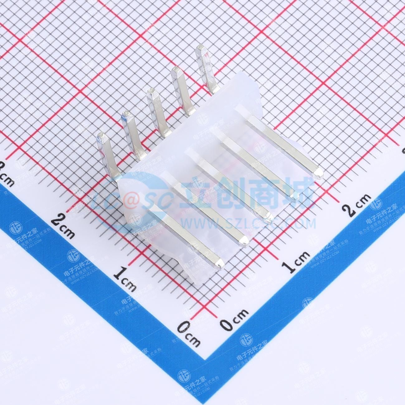 间距:3.96mm 弯插