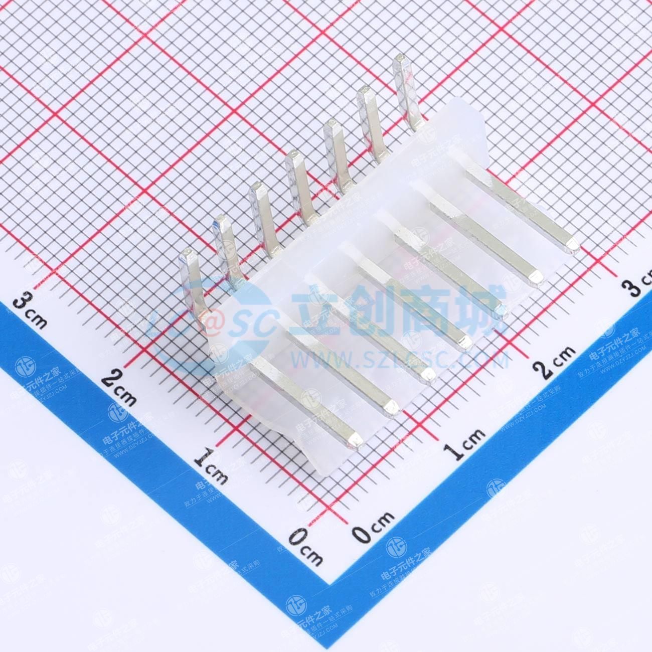 间距:3.96mm 弯插