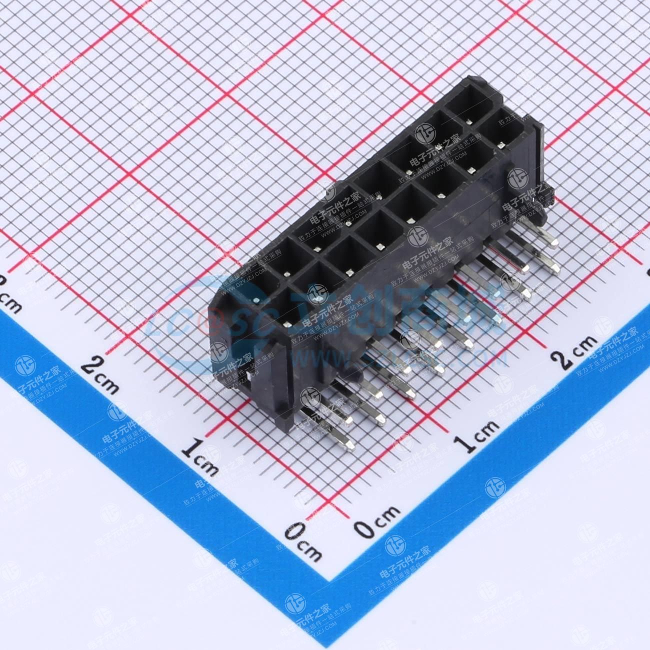 2x8P 间距:3mm 弯插