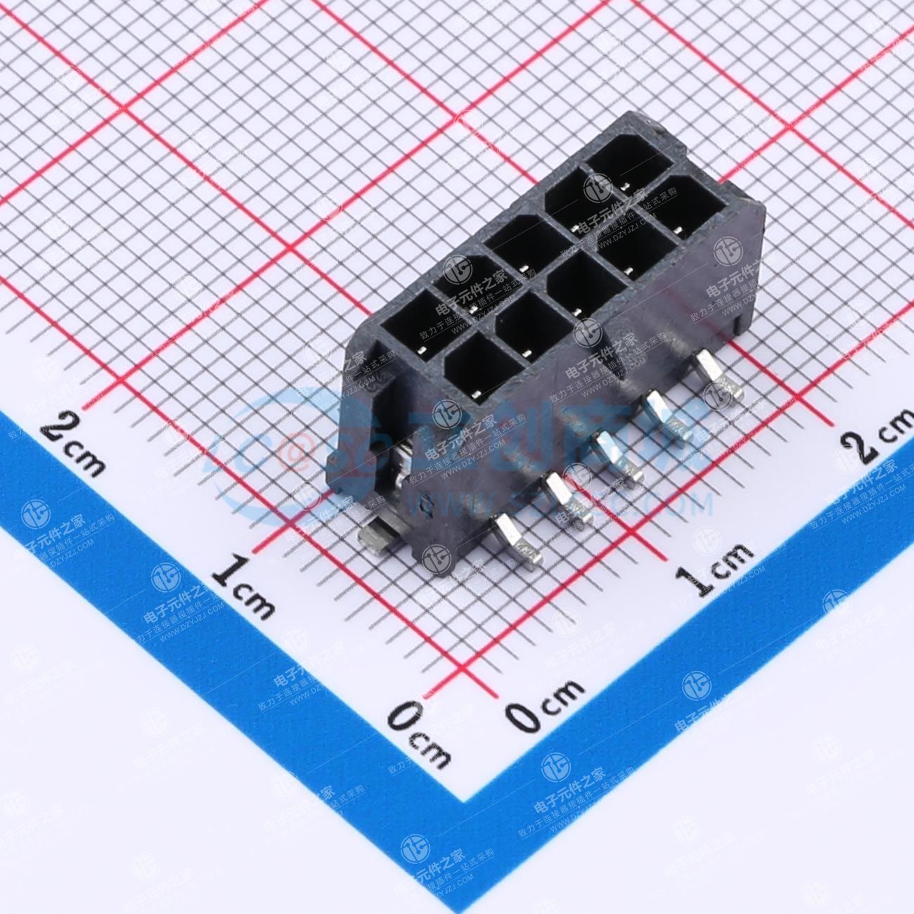 2x5P 间距:3mm 立贴