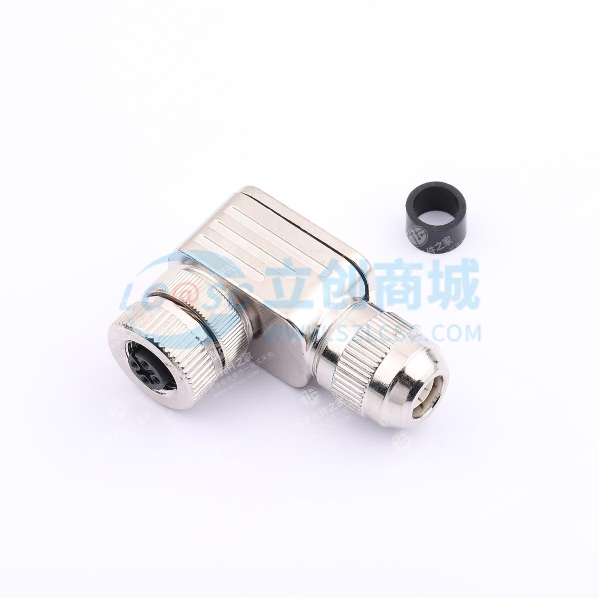 M12-5P A扣金属组装式弯母头 PG7