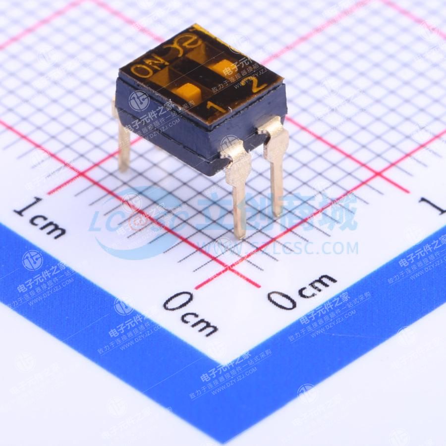 2.54mm 2位低推贴胶 插件